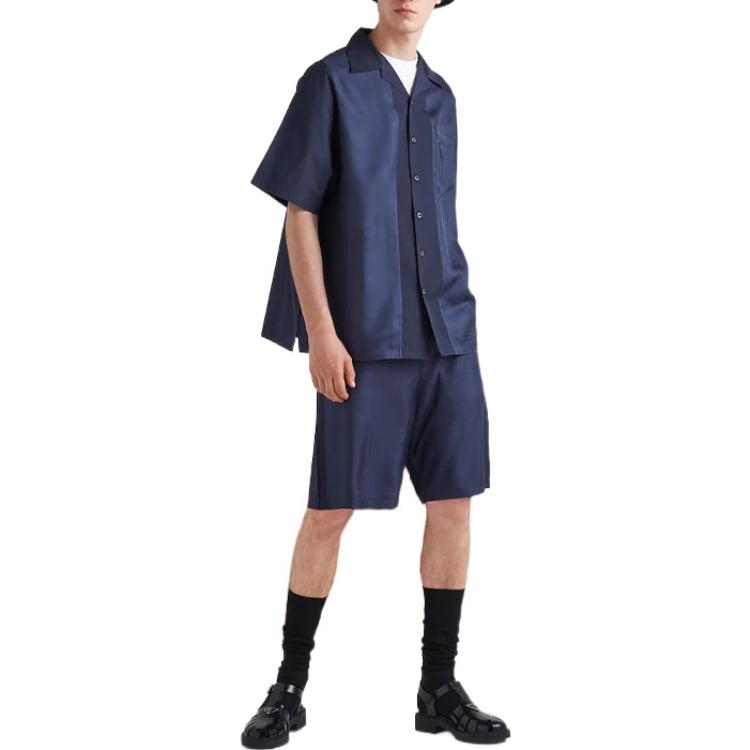 PRADA Casual Shorts Men Blue