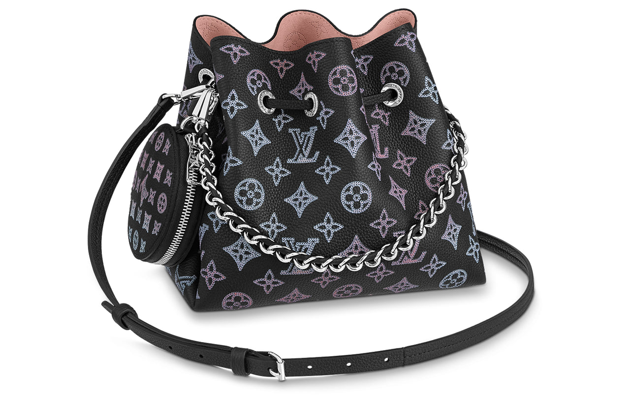LOUIS VUITTON Bella Cow Leather Moonlight Goddess Bucket Bag, Shoulder Bag, Crossbody Bag Women's Black
