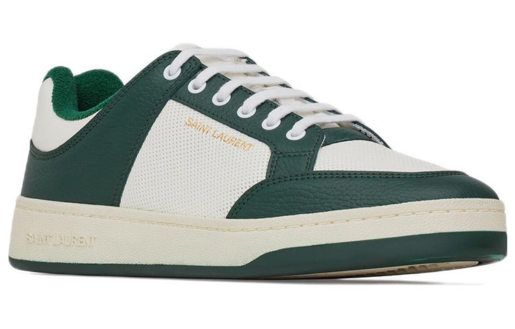 SAINT LAURENT SL/61 Round Toe Low Top Sneakers