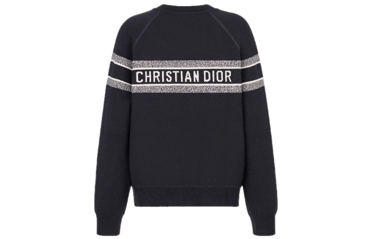 DIOR Quarterly New Products Cashmere Sweaters Women's Blue