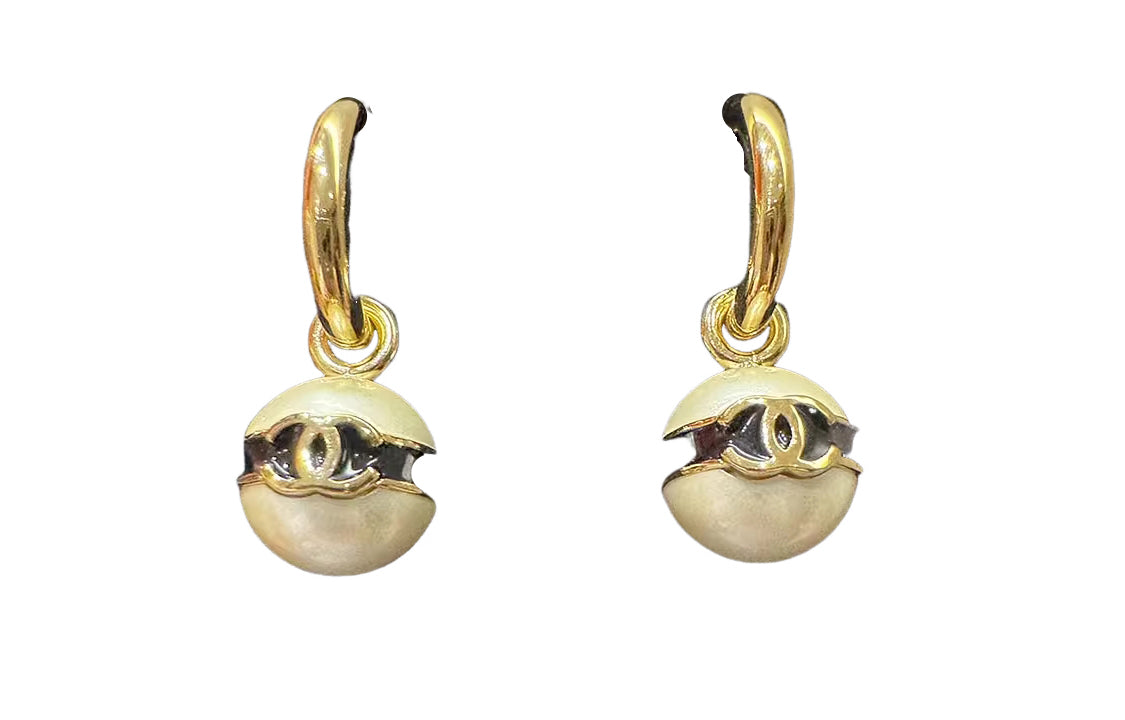 CHANEL Stud Earrings Women's