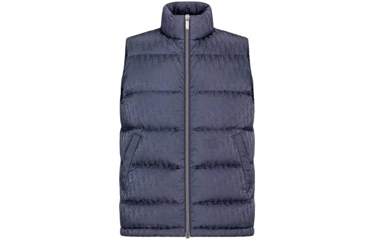DIOR Vests Men Gray Blue