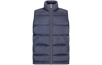 DIOR Vests Men Gray Blue