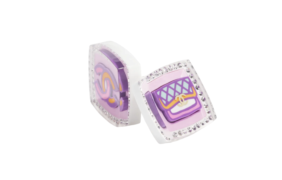 CHANEL Stud Earrings Women's