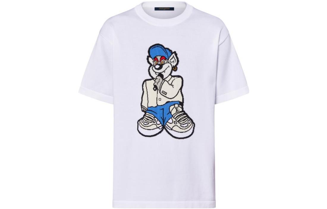 LOUIS VUITTON Graphic Short Sleeved Knitwear
