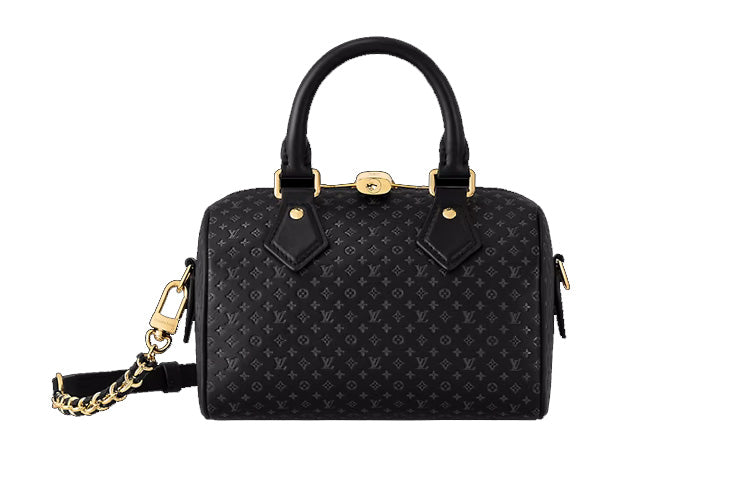 LOUIS VUITTON Speedy Bandouliere 20 Black