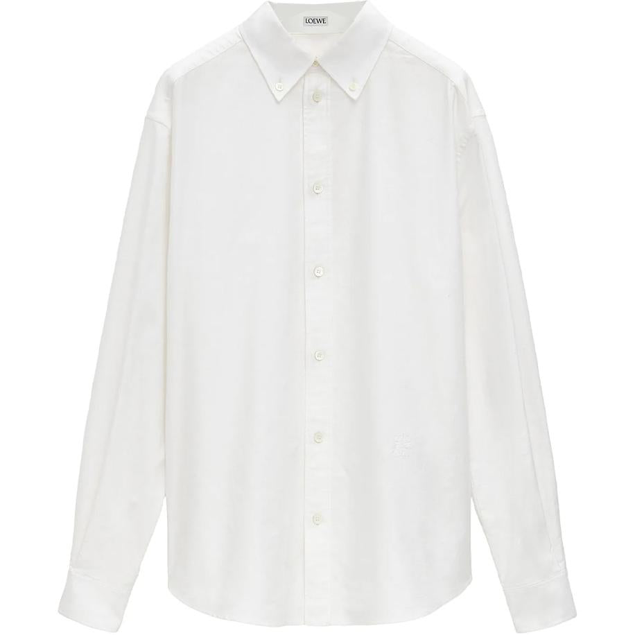 LOEWE Logo Embroidered Long Sleeved Shirt