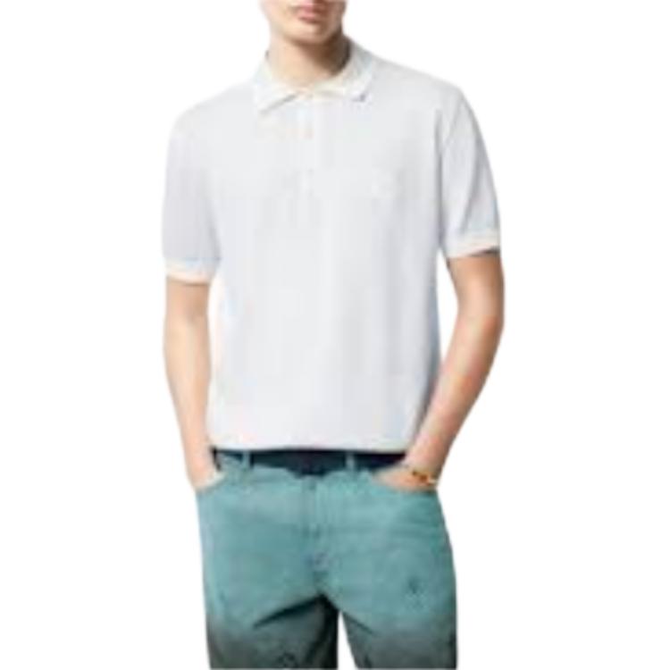 LOUIS VUITTON SS24 Polo Shirt Men's White
