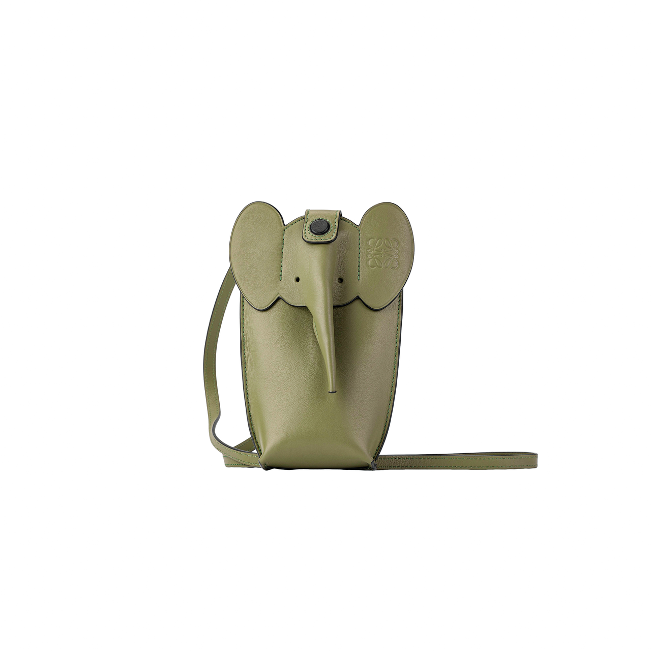 LOEWE Classic Calfskin Crossbody Bag, Shoulder Bag Women's Grass Green
