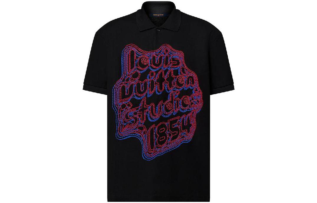 LOUIS VUITTON Embroidered Cotton Pique Polo