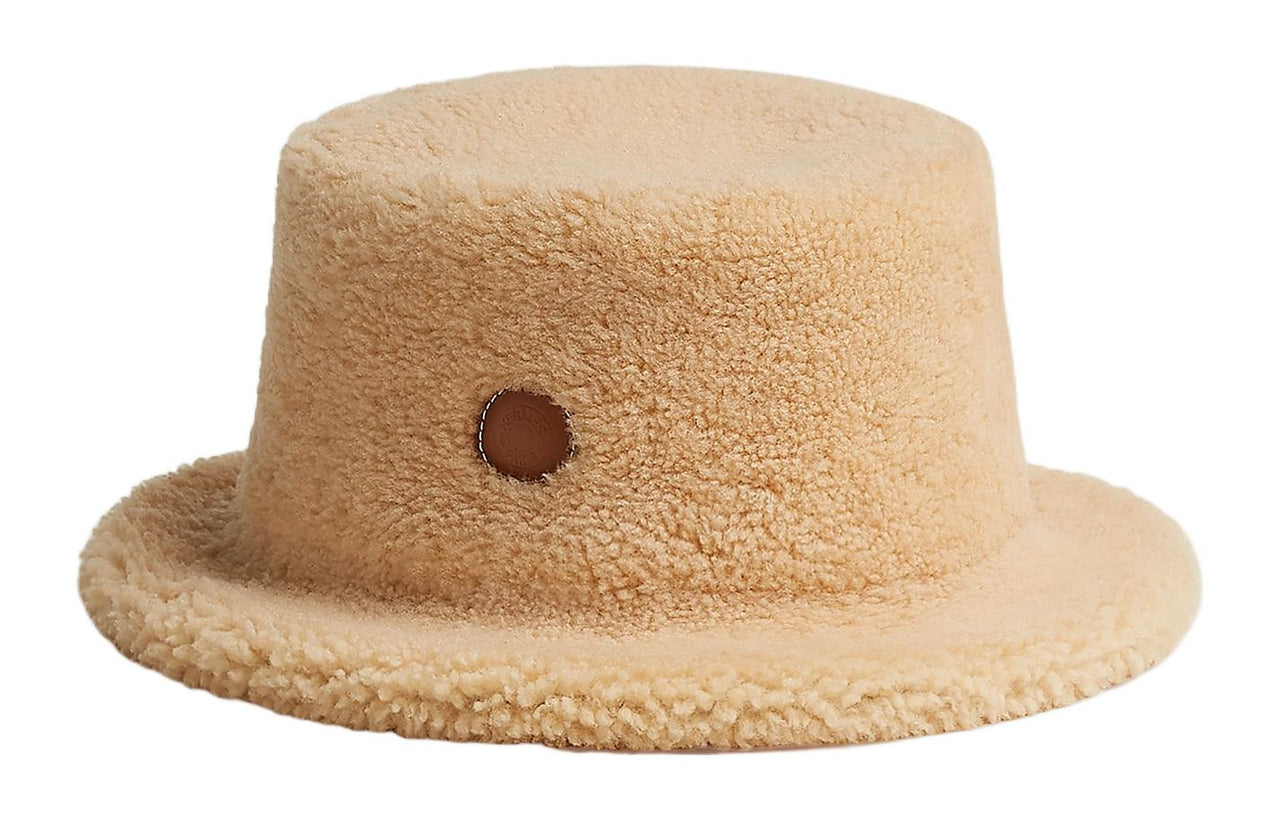 HERMES Bucket Hats Women's Beige