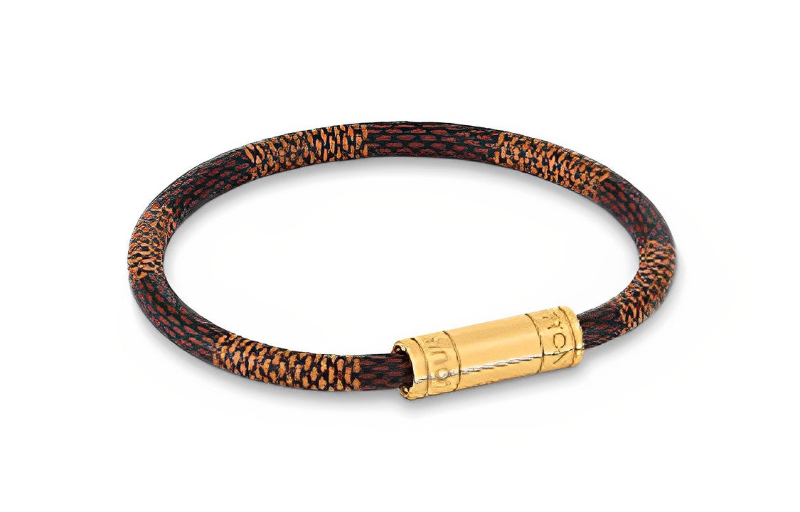 LOUIS VUITTON Metal Bracelets Unisex Brown