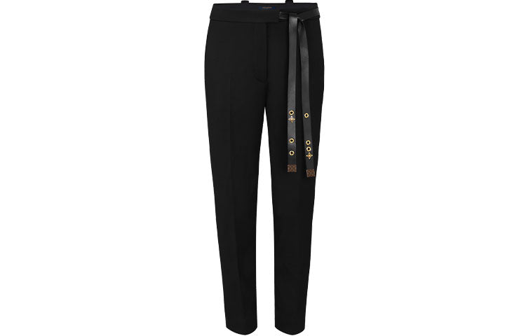 LOUIS VUITTON New Quarterly Products Of LV Casual Pants Women's Black