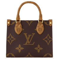 LOUIS VUITTON OnTheGo BB Monogram Tote Handbag Brown