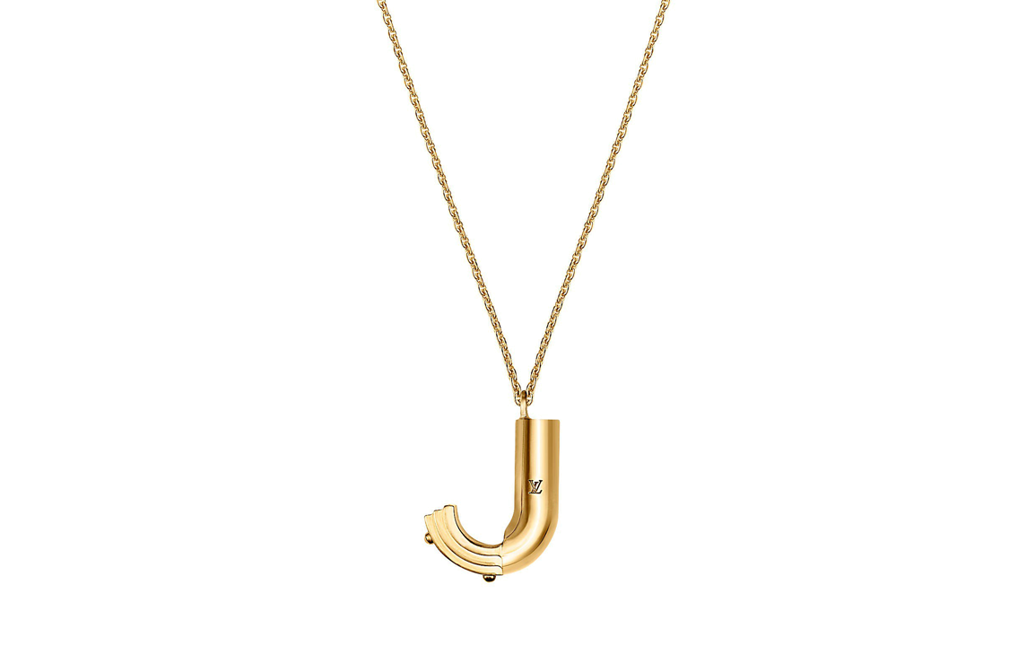 LOUIS VUITTON LV & Me Metal Brass Necklaces Women's