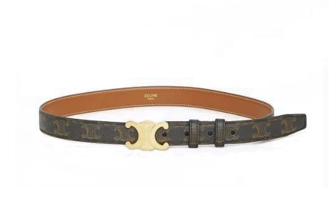 CELINE Triomphe Medium Buckle Belt