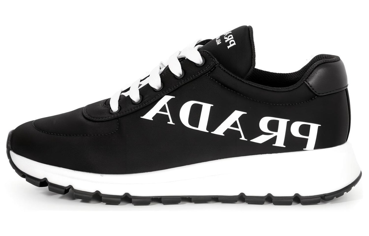 PRADA Low-Top Casual Shoes Women's Black White