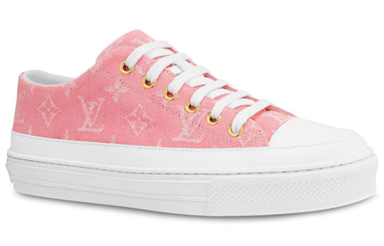 LOUIS VUITTON Stellar Low Top Sneakers Pink Women's