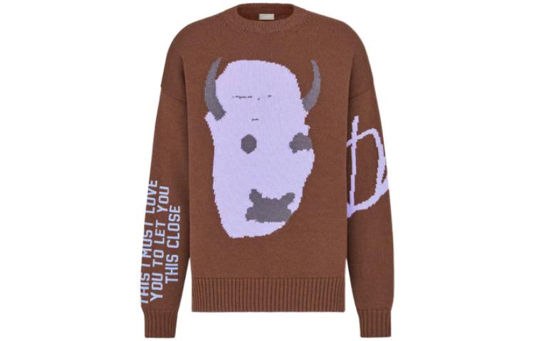 DIOR FW22 Sweater Men's Mocha Brown