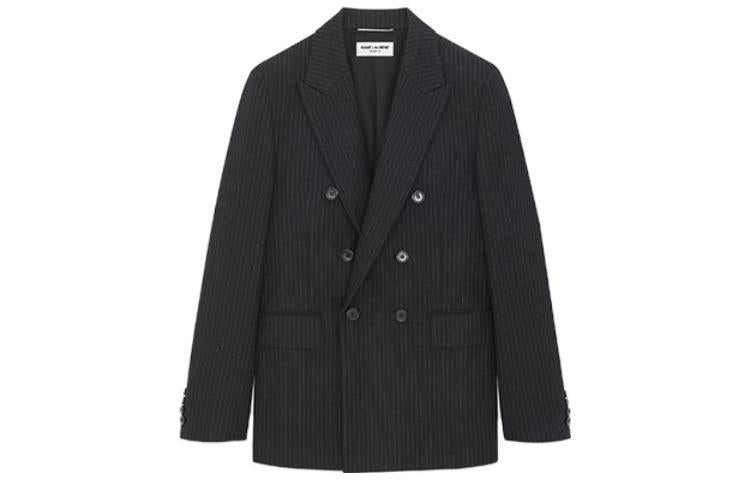 SAINT LAURENT FW23 Business Suit Coat Men's Black
