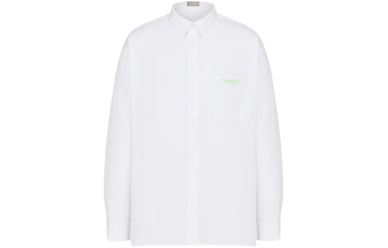 DIOR Buttoned Long Sleeved Poplin Shirt