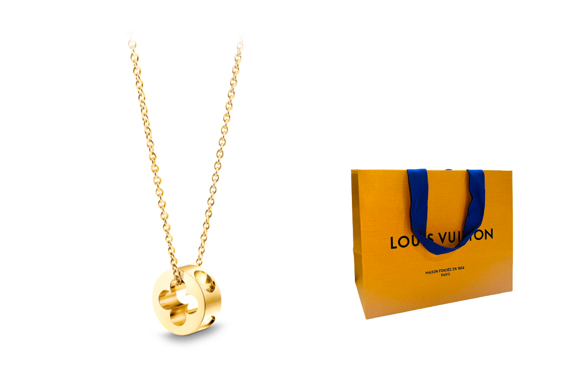 LOUIS VUITTON 18K Gold Necklaces Women's