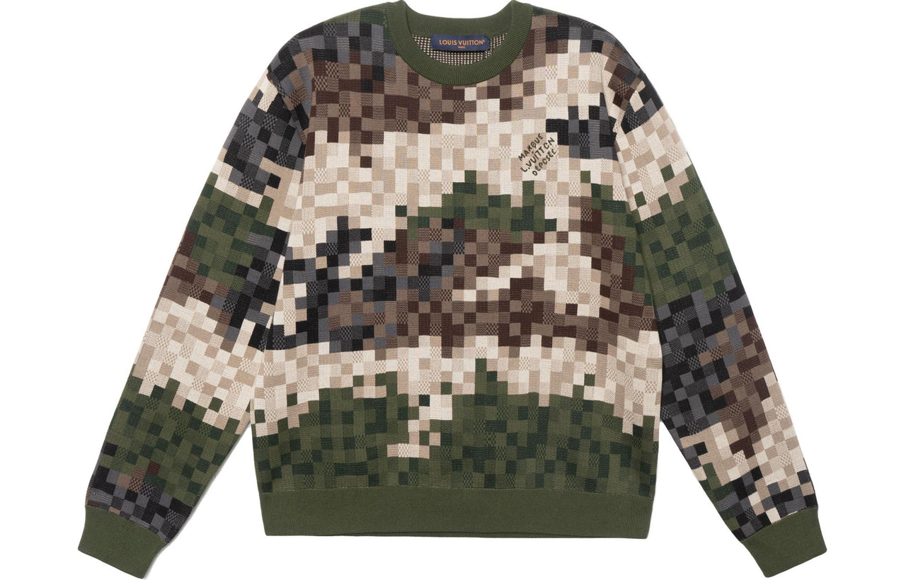 LOUIS VUITTON 1AGHTQ Damier Cotton Jacquard Pullover