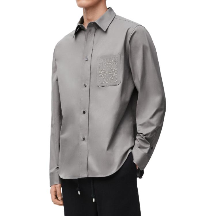 LOEWE Shirts Men Gray