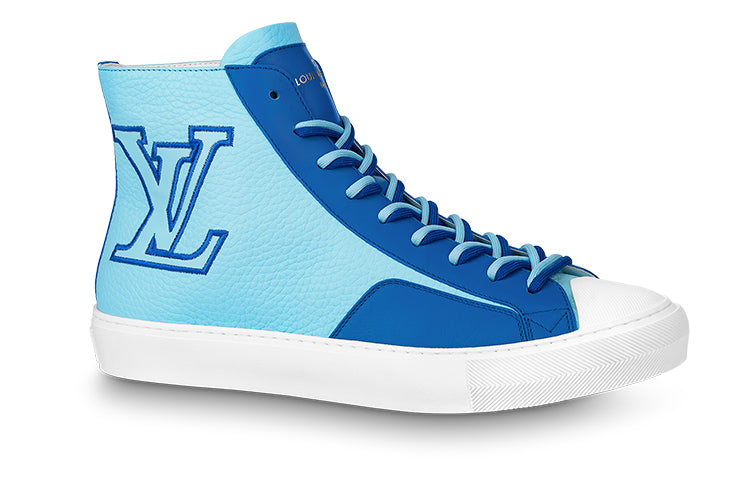 LOUIS VUITTON Tattoo Ankle Sneakers 'Blue'