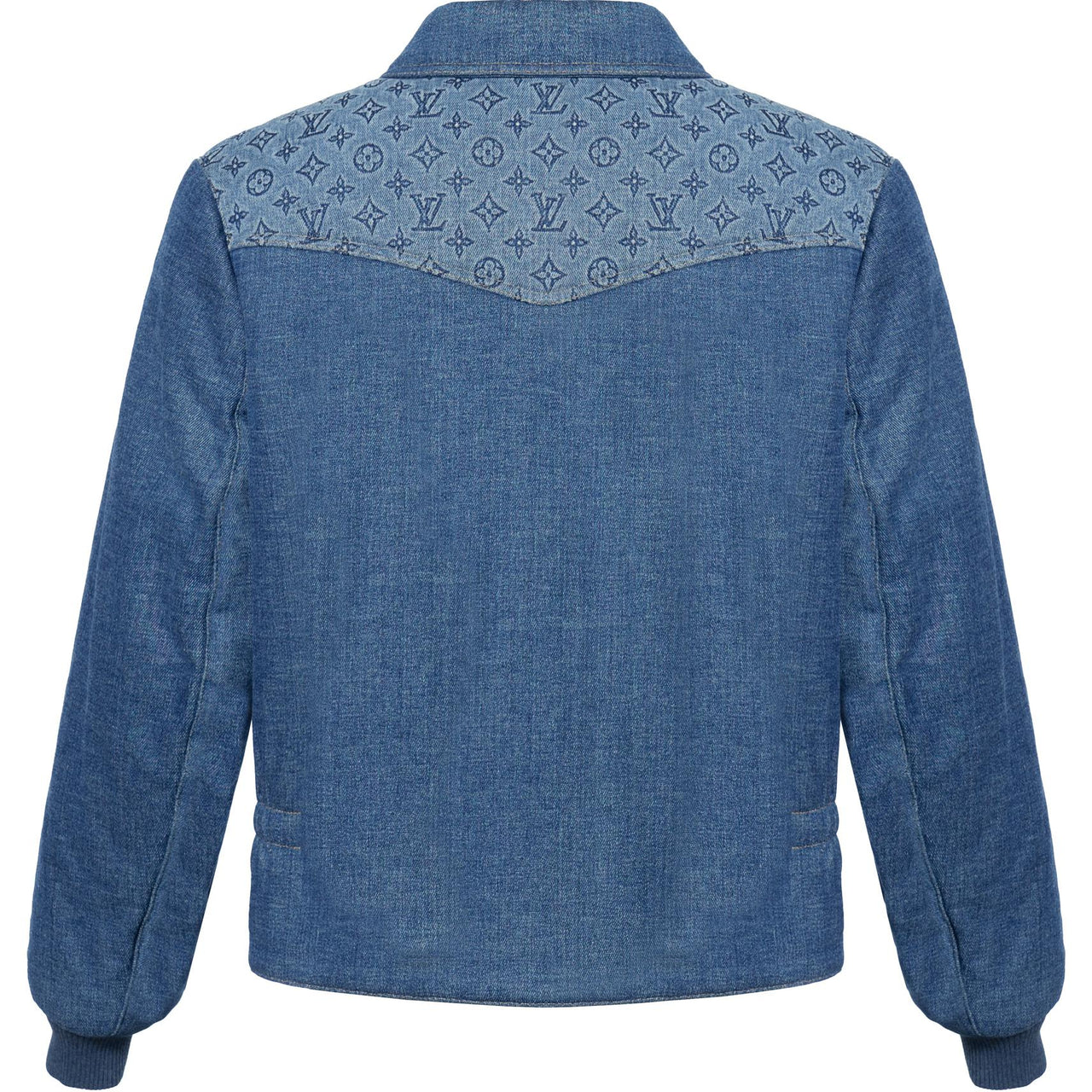LOUIS VUITTON Monogram Padded Denim Jacket