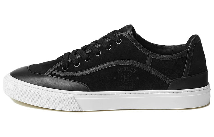 HERMES Get Low-Top Skateboard Shoes Men's Black