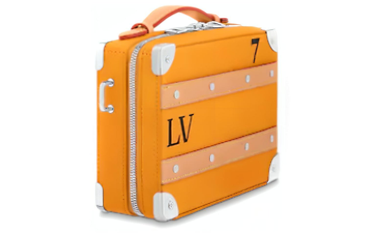 LOUIS VUITTON Handle Soft Trunk Saffron Yellow