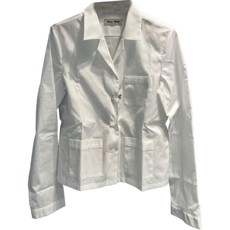 MIU MIU SS24 Shirt Women's White