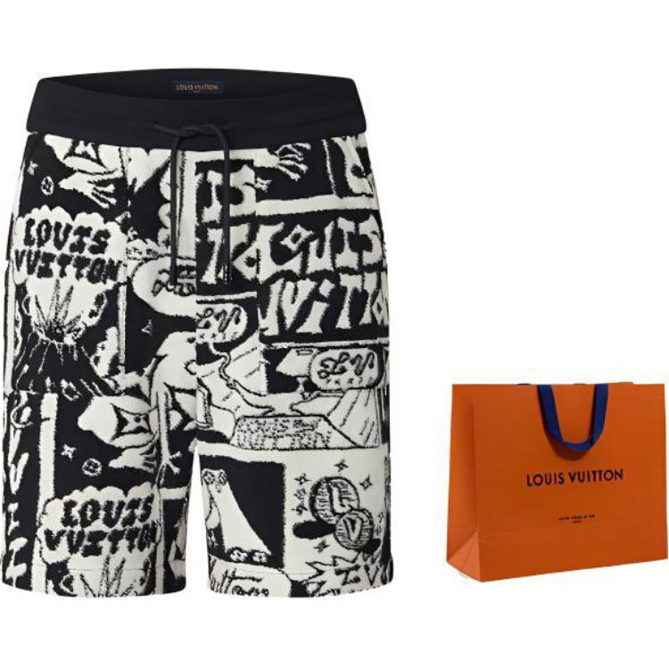 LOUIS VUITTON Casual Shorts Men's Black