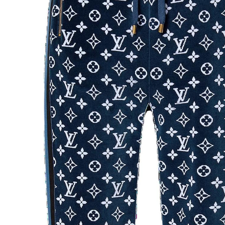 LOUIS VUITTON Monogram Toweling Jogging Pants