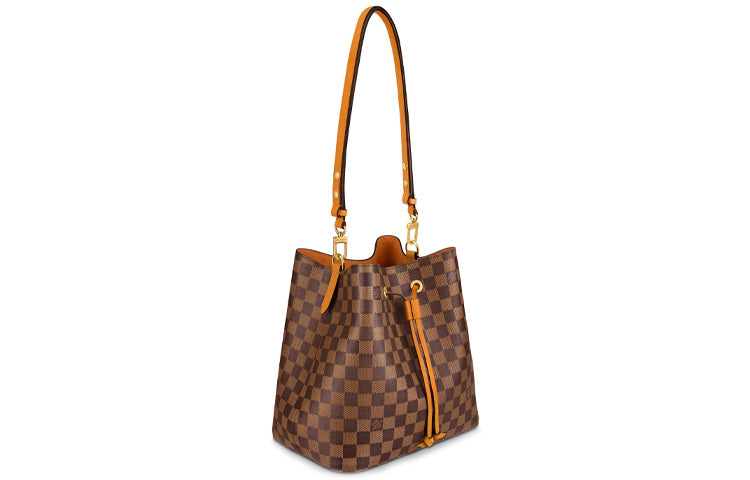 LOUIS VUITTON NOE Leather Bucket Bag, Portable Crossbody Bag, Shoulder Bag Women's