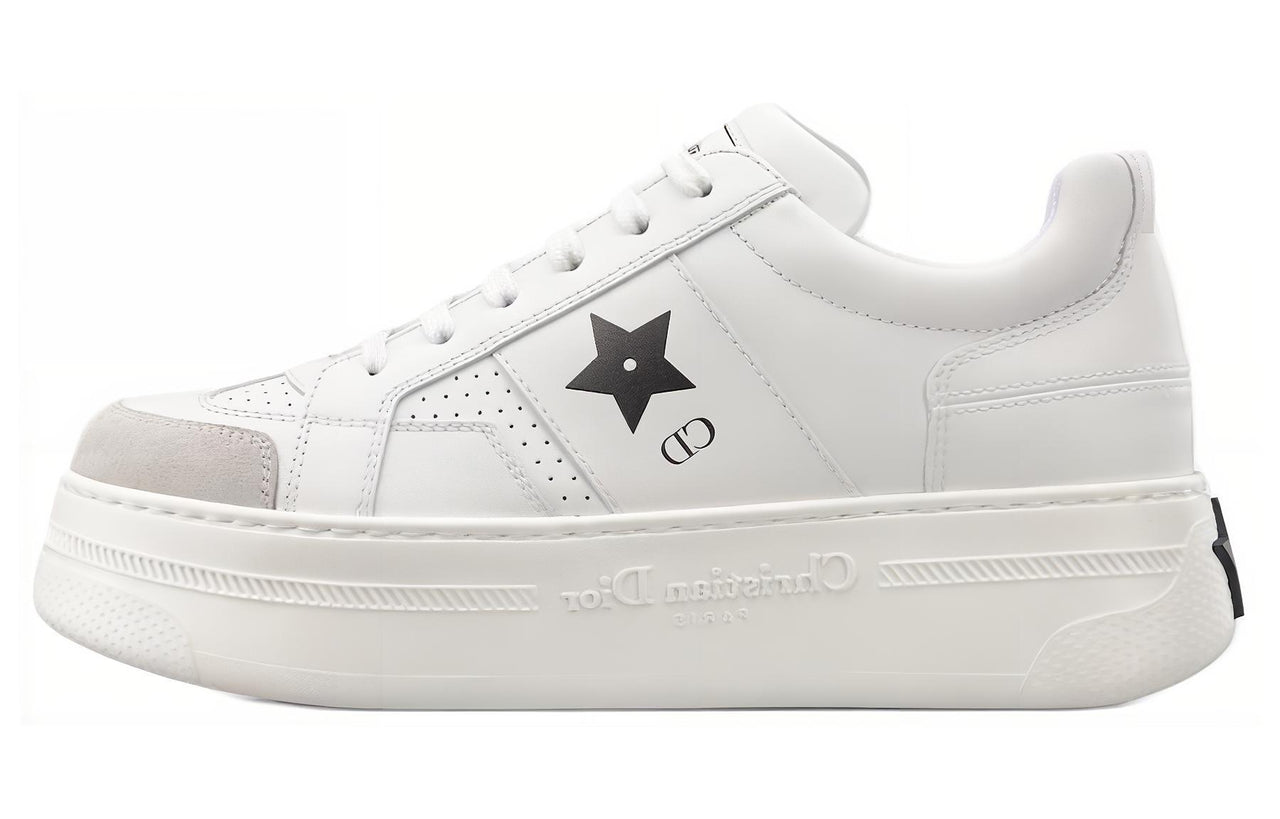 DIOR Dior Star Low-Top Skateboard Shoes Women's White
