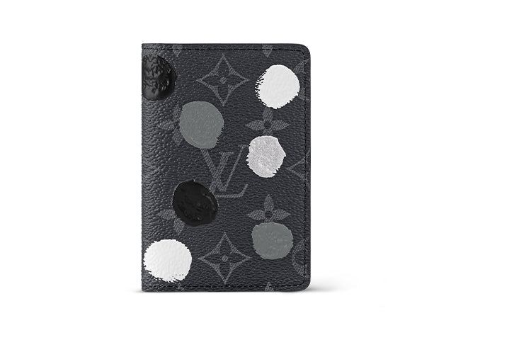 LOUIS VUITTON X Yayoi Kusama Pocket Organizer Monogram Eclipse Black/Silver