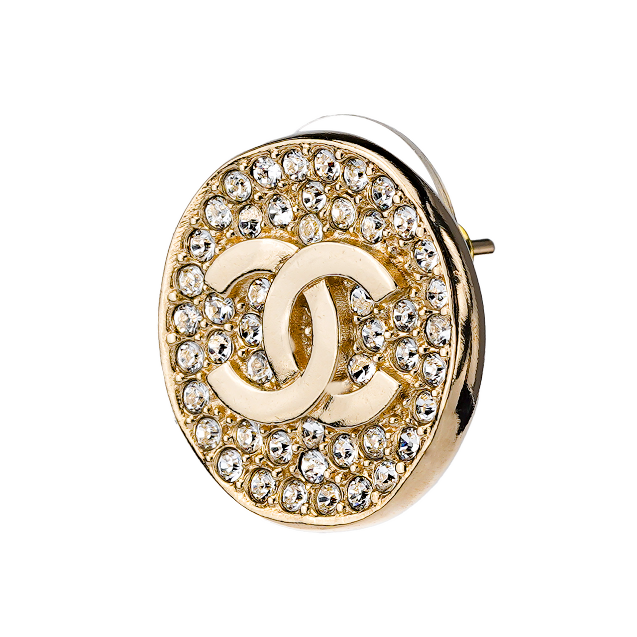 CHANEL 21K Winter Stud Earrings Women's