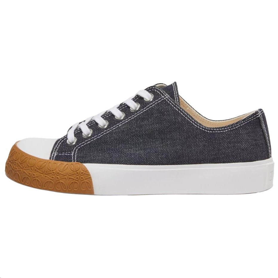 LOEWE Bloc Low-Top Skateboard Shoes Men's Blue