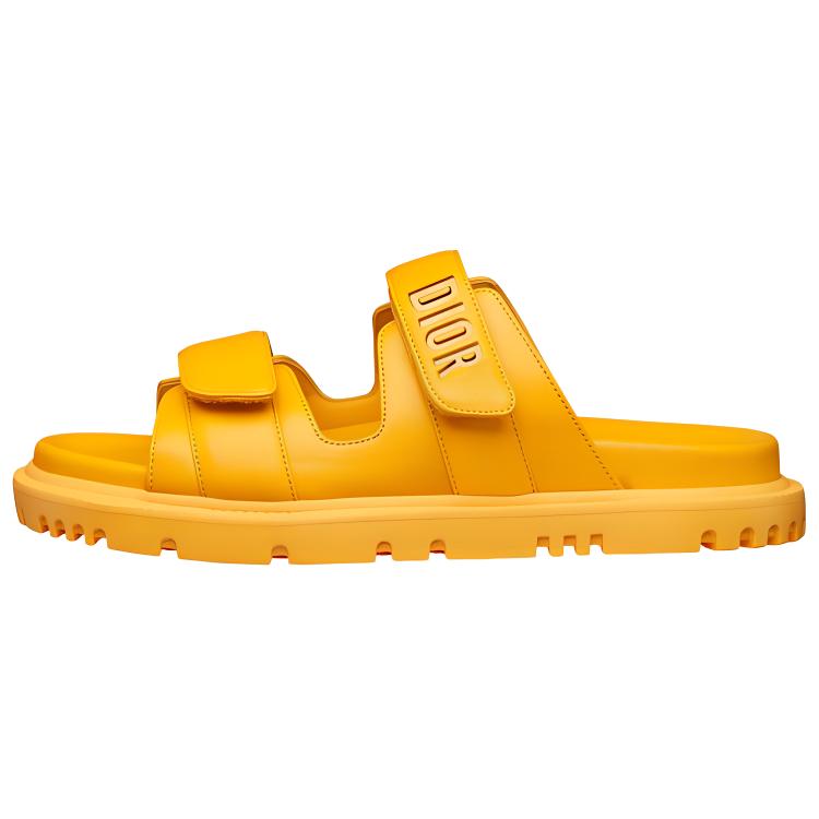 DIOR DiorAct Slide Slippers Women's Yellow