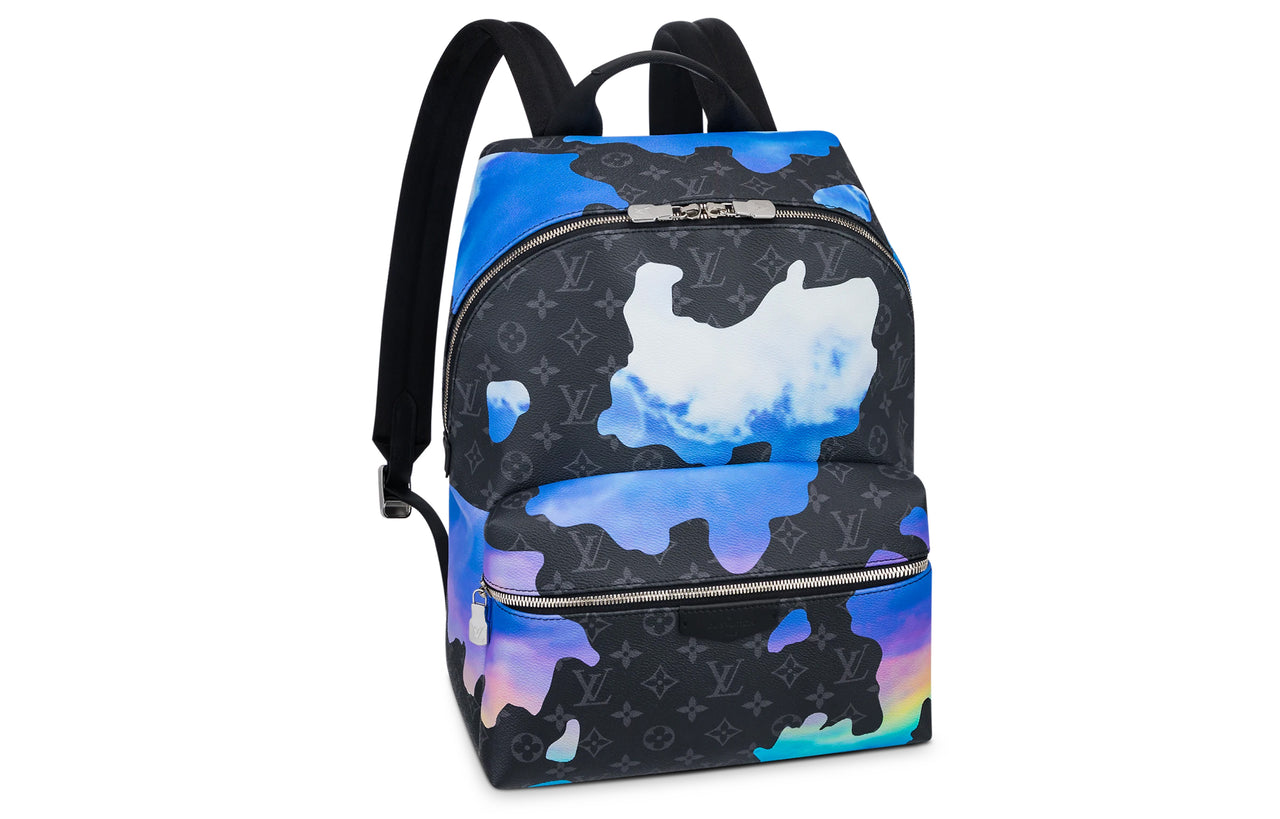 LOUIS VUITTON Discovery Sunrise Monogram Backpack Black/Grey/Multi