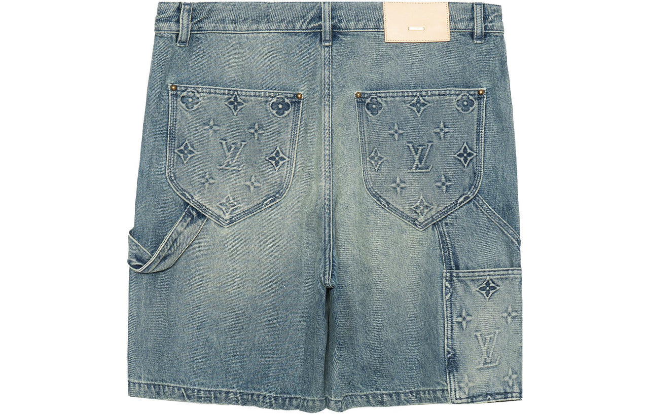 LOUIS VUITTON Denim Carpenter Shorts