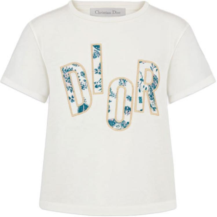 DIOR Kids' Apparel FW21 T Shirt White Kids'