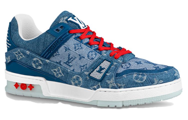 LOUIS VUITTON Trainers 'China Exclusive Denim Blue Red'