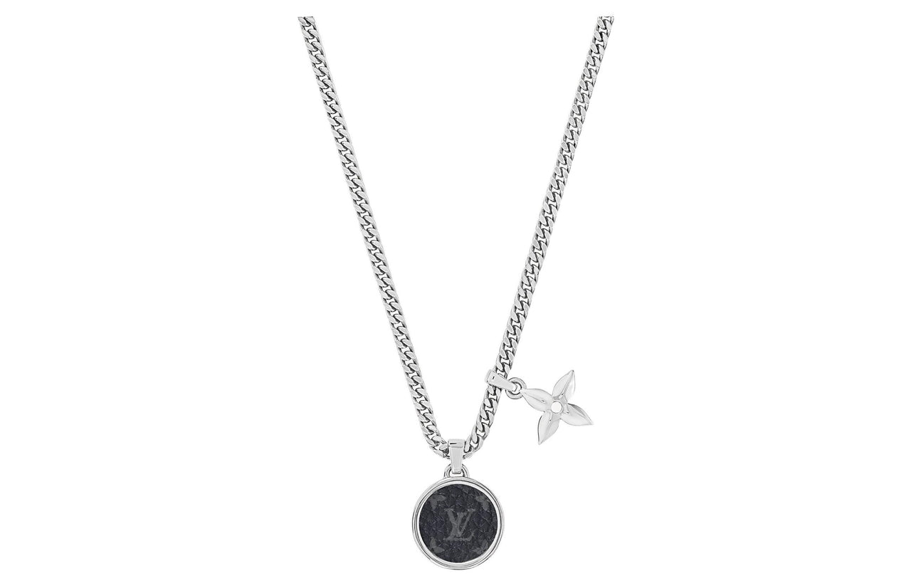 LOUIS VUITTON Monogram Eclipse Necklaces Unisex