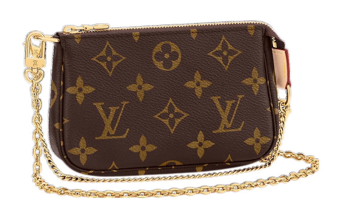 LOUIS VUITTON Mini Pochette Accessories On Chain Monogram