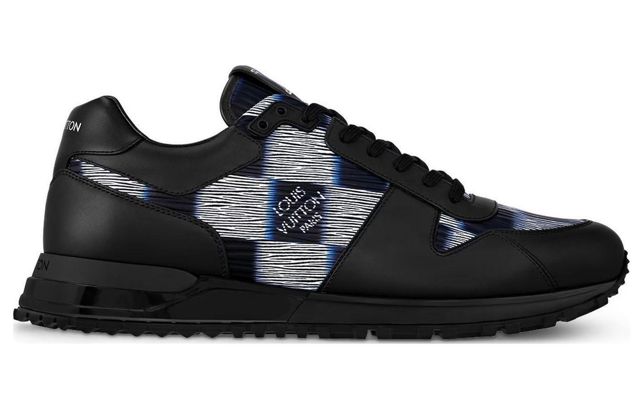 LOUIS VUITTON Run Away Low Top Casual Shoes Men's Black