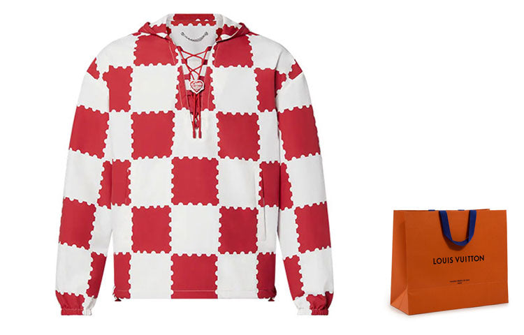 LOUIS VUITTON Jacket Men's Red White