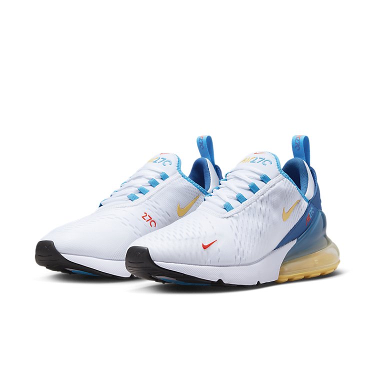Nike Air Max 270 'White Industrial Blue Citron' FJ4000-100